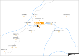 map of Gonzol