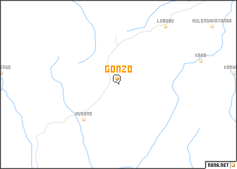 map of Gonzo