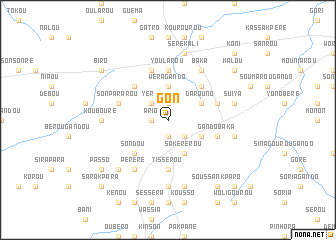 map of Gon