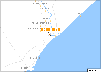 map of Goob Weyn