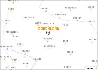 map of Goochland