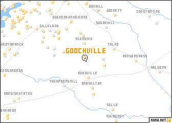 map of Goochville