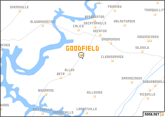 map of Goodfield