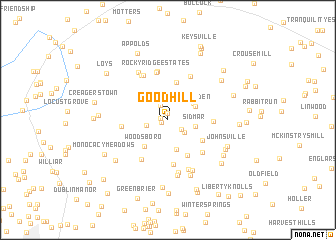 map of Good Hill