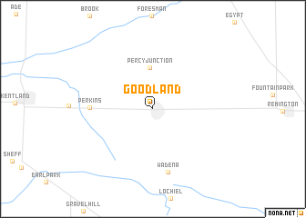 map of Goodland