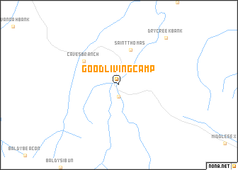 map of Good Living Camp