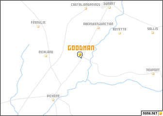 map of Goodman