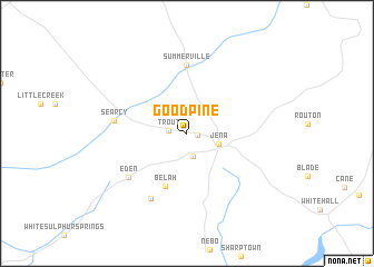 map of Good Pine