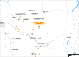 map of Goodrich