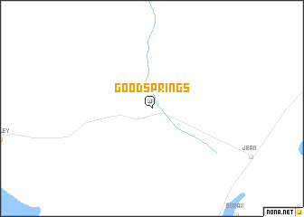 map of Goodsprings