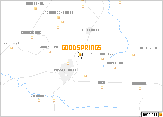 map of Good Springs