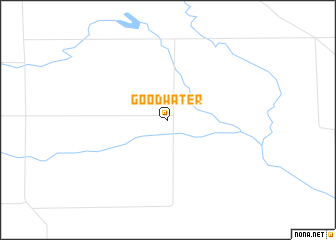 map of Goodwater