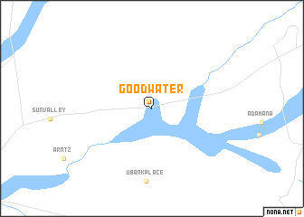 map of Goodwater