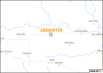 map of Goodwater