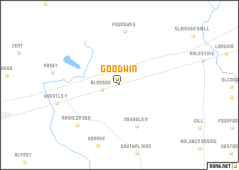 map of Goodwin