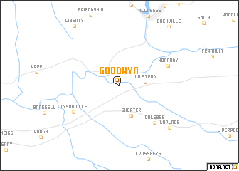 map of Goodwyn