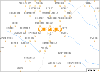 map of Goof Guduud