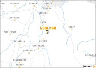 map of Goolman