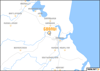 map of Goondi