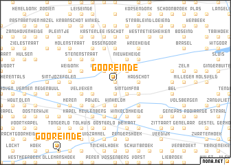 map of Gooreinde