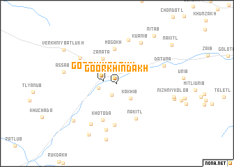 map of Goor-Khindakh