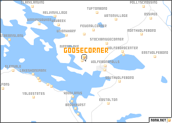 map of Goose Corner