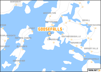 map of Goose Falls