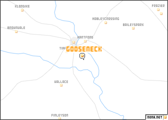 map of Goose Neck