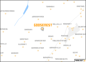 map of Goose Nest