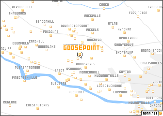 map of Goosepoint