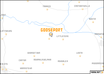 map of Gooseport