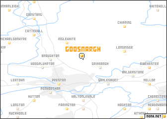 map of Goosnargh