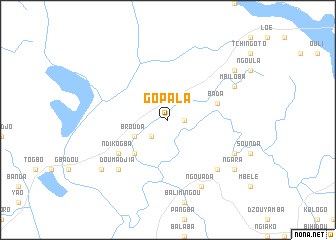 map of Gopala