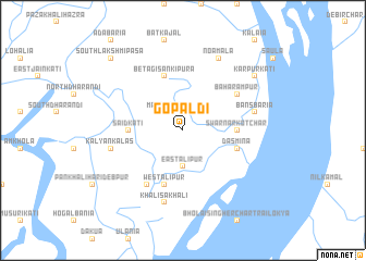 map of Gopāldi