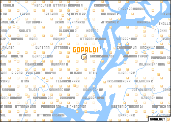 map of Gopāldi