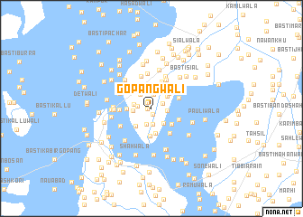 map of Gopāngwāli