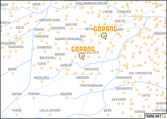 map of Gopāng