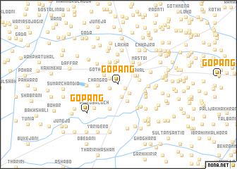 map of Gopāng