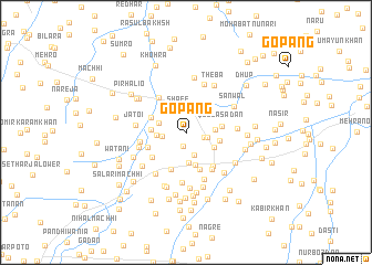 map of Gopāng