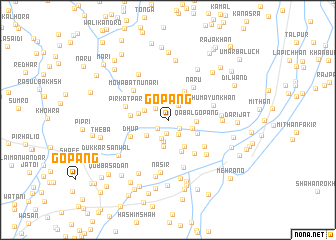 map of Gopāng