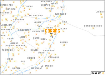 map of Gopāng