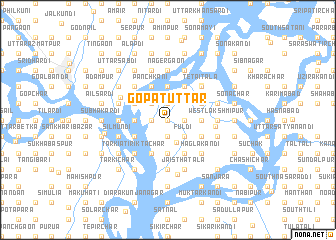 map of Gopāt Uttar