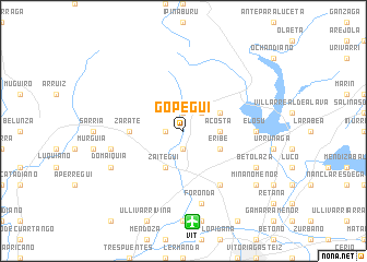 map of Gopegui