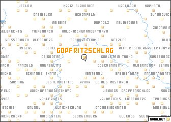 map of Göpfritzschlag