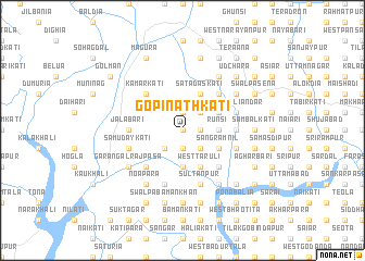 map of Gopināthkāti