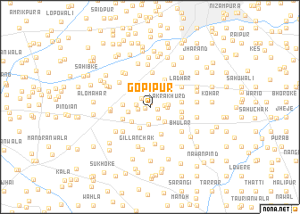 map of Gopīpur