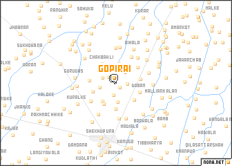 map of Gopi Rāi