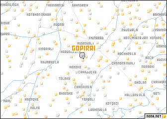 map of Gopi Rāi