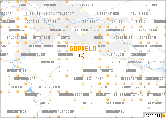 map of Goppeln