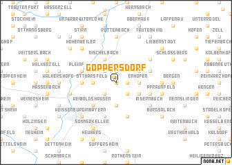 map of Göppersdorf